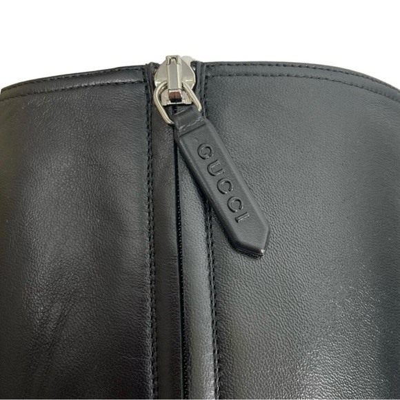 GUCCI ⭐️BNWT⭐️ “Charlotte" Studded Knee-High Platform Boots - Picture 6 of 15